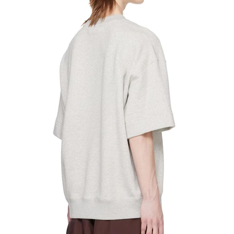 JIL SANDER ジルサンダー スウェット 半袖 クルーネック Tシャツ JIL SANDER ジルサンダー スウェット 半袖 クルーネック Tシャツ