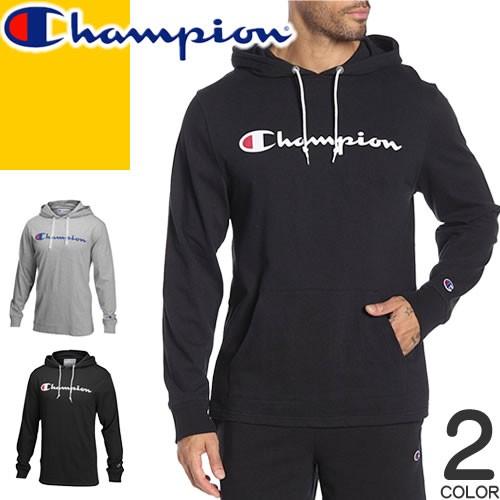 チャンピオン Champion パーカー スウェット メンズ ミドルウエイト フーディー プルオーバー おしゃれ 大きい ブランド 黒 ブラック グレー 300 001 Mss 通販 Yahoo ショッピング