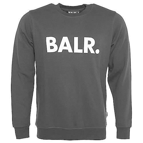 【タカ】BALR. ボーラー ロゴ スウェット トレーナー グレー balr.ボーラーロゴデザイントレーナースウェット灰色Mサイズ