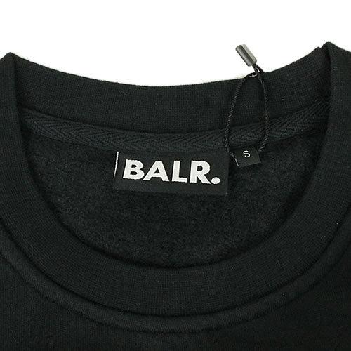 BALR. ブラック クルーネック スウェット ❤️BALR. ❤️メンズ トレーナー ブラック スウェット XL