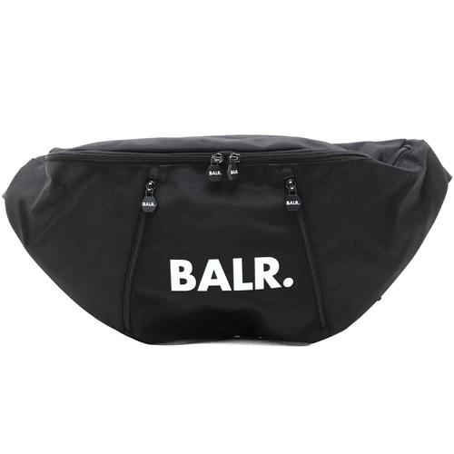 【極美品】BALR. ボディバッグ ウエストポーチ ブラック 総柄 レザー BALR. ボーラー バッグ ウエストポーチ ボディバッグ ショルダー