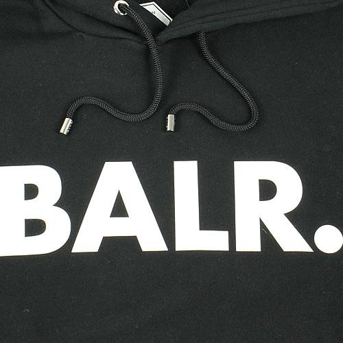 新品タグ付き BALR. ホワイト パーカー ロゴ　トレーナー　スウェット BALR.（ボーラー） BALR パーカー プルオーバーパーカー スウェット