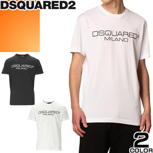DSQUARED2 ディースクエアード Tシャツ 半袖 クルーネック 丸首 DSQUARED2 ディースクエアード Tシャツ 半袖 クルーネック 丸首