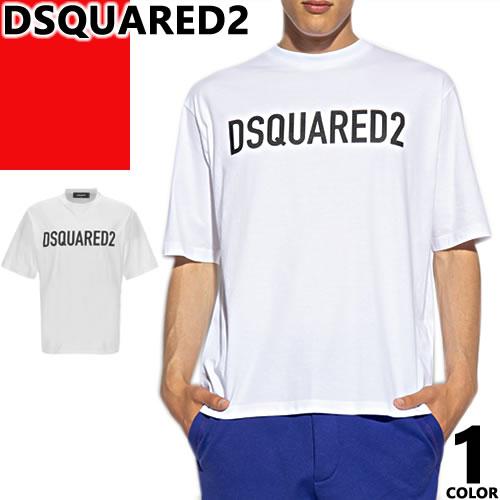 円 時間指定不可 ディースクエアード Dsquared2 Tシャツ 半袖 メンズ Icon クルーネック 丸首 ブランド おしゃれ 大きいサイズ 黒 白 ブラック ホワイト