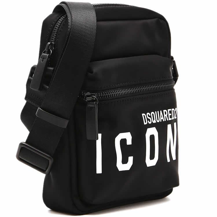 DSQUARED2 ブラック ボディバッグ DSQUARED2（ディースクエアード） バッグ ショルダーバッグ ボディ