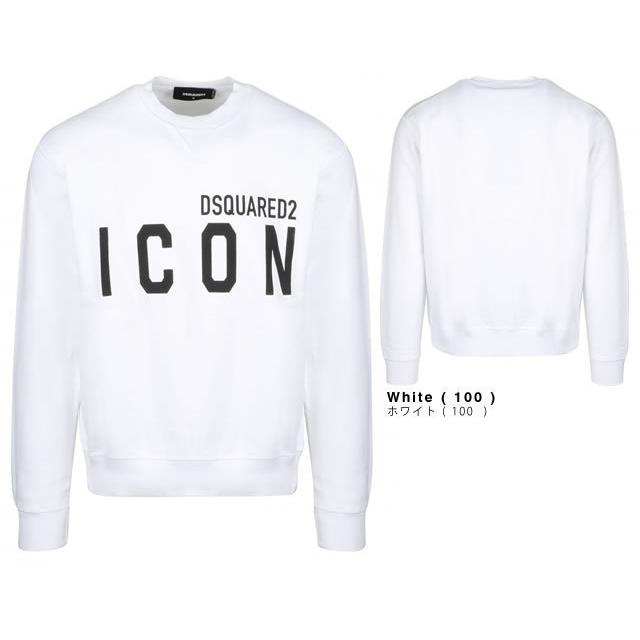 ディースクエアード Dsquared2 トレーナー スウェット アイコン クルーネック スウェットシャツ メンズ ロゴ 丸首 裏起毛 ブランド 大きいサイズ 白 ホワイト 303 017 Mss 通販 Yahoo ショッピング