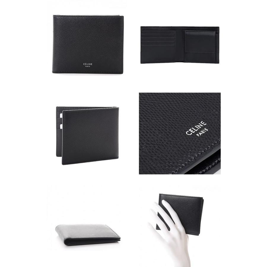 セリーヌ Celine 財布 二つ折り財布 バイフォールド ウォレット グレインド カーフスキン メンズ ブランド コンパクト 本革 黒 ブラック プレゼント 男性 304 001 Mss 通販 Yahoo ショッピング