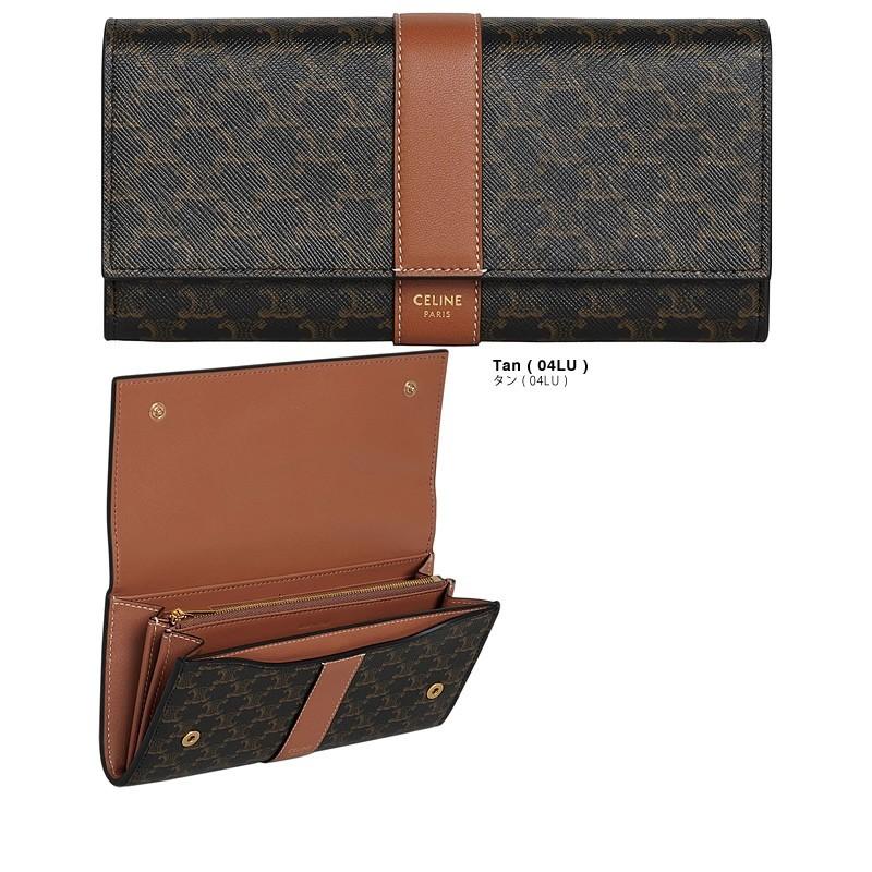 セリーヌ CELINE 財布 長財布 新作 ラージ フラップウォレット