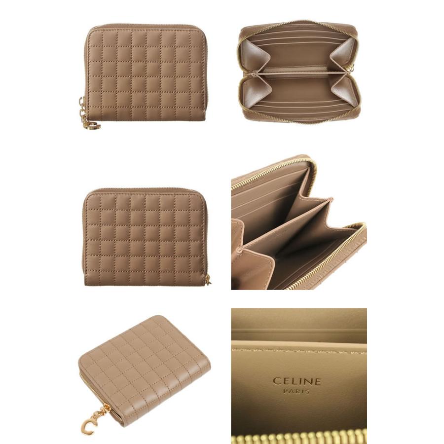 セリーヌ Celine 財布 コインケース 小銭入れ ミニ財布 コンパクト ジップ ウォレット レディース キルティングレザー コンパクト ブランド 本革 革 キャメル 304 018 Mss 通販 Yahoo ショッピング