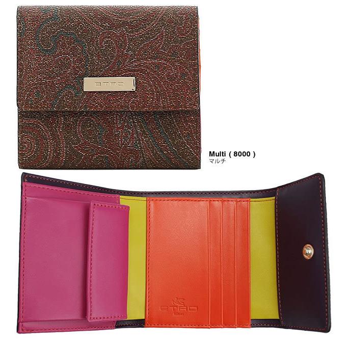ETRO エトロ 財布 三つ折り財布 レディース ペイズリー ETRO エトロ 財布 三つ折り財布 レディース ペイズリー