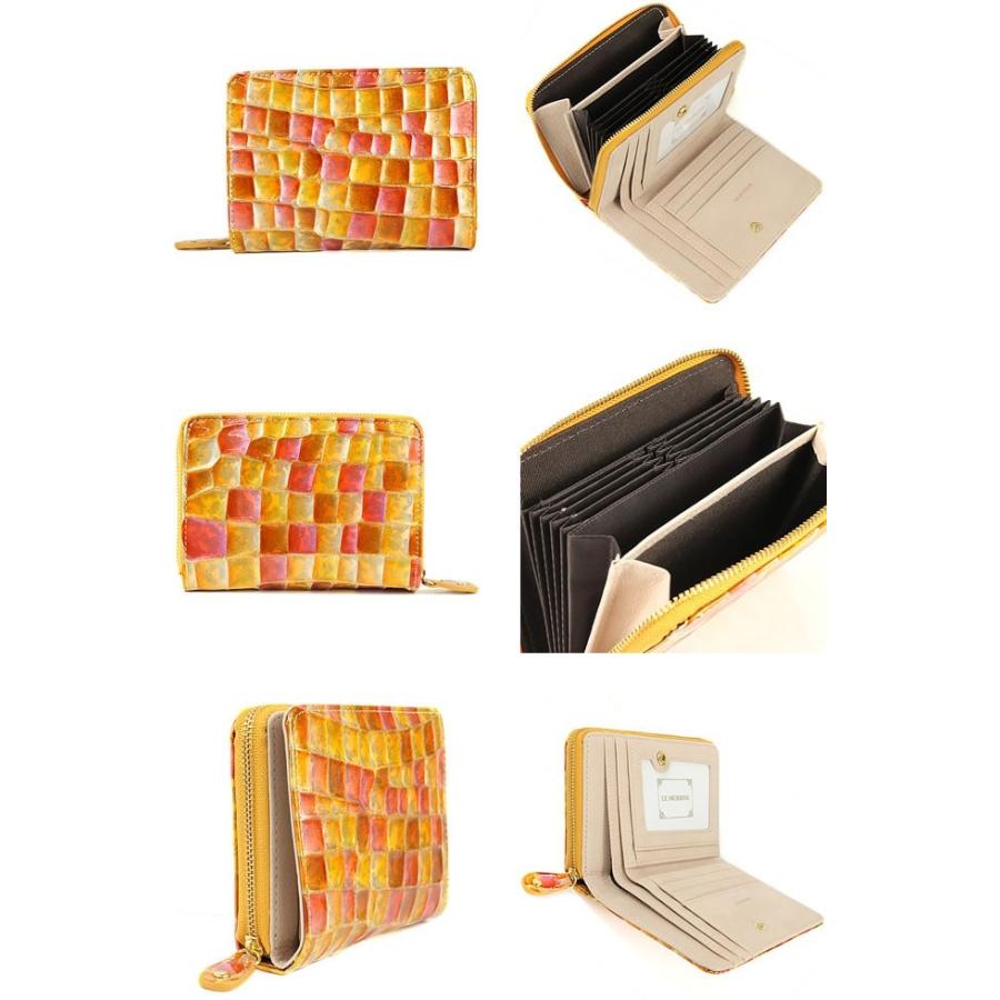 ルムリン LE MURRINE 財布 二つ折り財布 ラウンドファスナー 