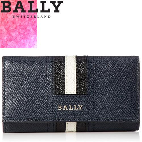 Bally バリー BALLY キーケース キーリング 4連 メンズ 本革 Bally バリー BALLY キーケース キーリング 4連 メンズ 本革