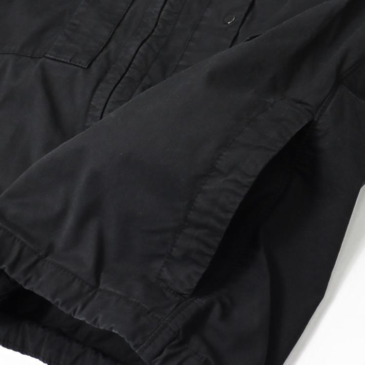 ストーンアイランド STONE ISLAND ジャケット ブルゾン パーカー スーピマ コットン ツイルストレッチ メンズ 撥水 薄手 春 秋 カジュアル ブランド 黒 ブラックの画像