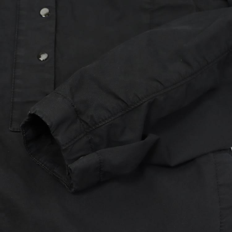 ストーンアイランド STONE ISLAND ジャケット ブルゾン パーカー スーピマ コットン ツイルストレッチ メンズ 撥水 薄手 春 秋 カジュアル ブランド 黒 ブラックの画像