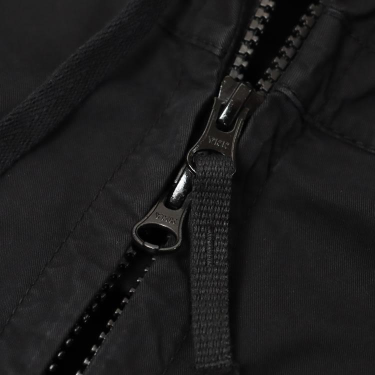 ストーンアイランド STONE ISLAND ジャケット ブルゾン パーカー スーピマ コットン ツイルストレッチ メンズ 撥水 薄手 春 秋 カジュアル ブランド 黒 ブラックの画像