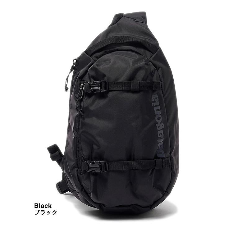 パタゴニア patagonia アトム スリング 8L メンズ レディース ボディバッグ ワンショルダーバッグ 斜めがけ かっこいい 大きめ 軽量 撥水 ナイロン 黒 ブラックの画像