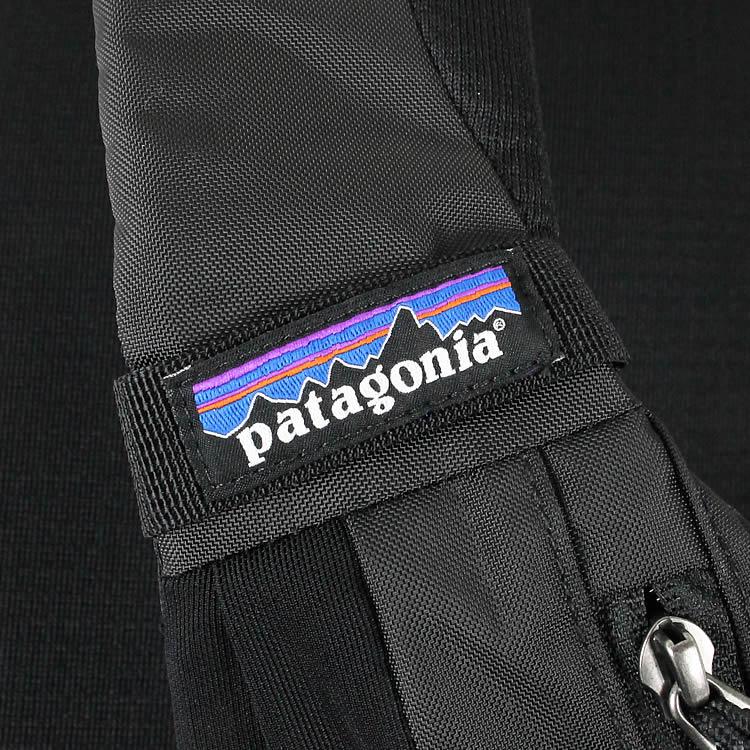 パタゴニア patagonia アトム スリング 8L メンズ レディース ボディバッグ ワンショルダーバッグ 斜めがけ かっこいい 大きめ 軽量 撥水 ナイロン 黒 ブラックの画像