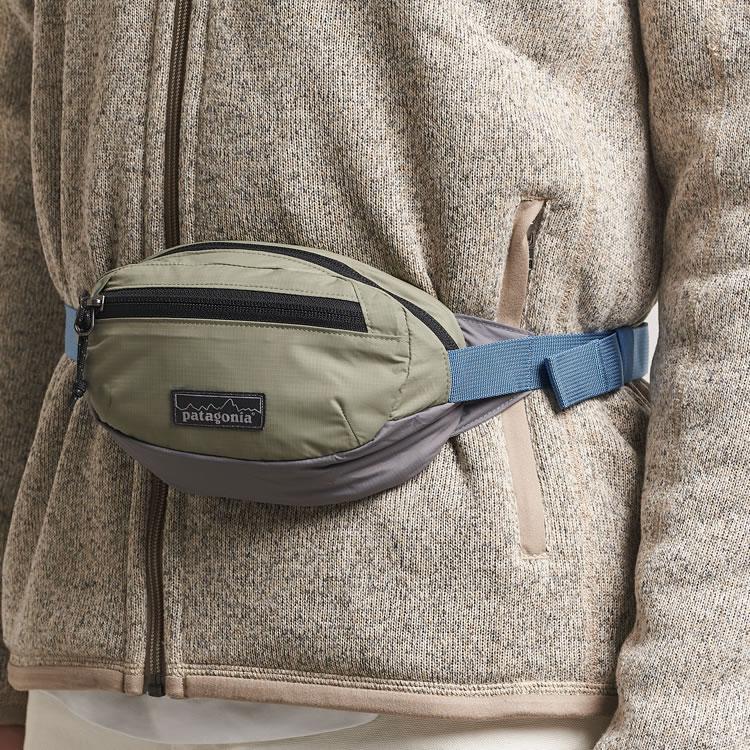 【レア】patagonia パタゴニア ボディバッグ ヒップボルト USA製 90年代 90s パタゴニア アメリカ製 ブルー ボディバッグ | ビンテージ