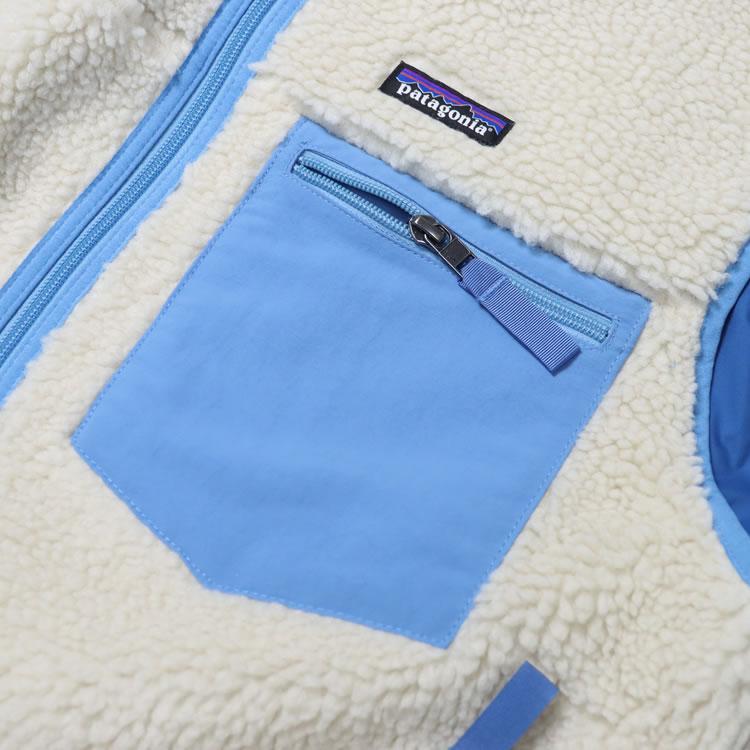 Patagonia フリースベスト クリーム色/青 楽天市場】パタゴニア patagonia フリース キッズ レトロX ベスト