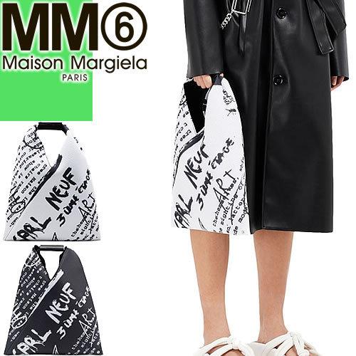 MM6 Maison Margiela トートバッグ 　ショルダーバッグ　黒/白 楽天市場】エムエムシックスメゾンマルジェラ MM6 MAISON