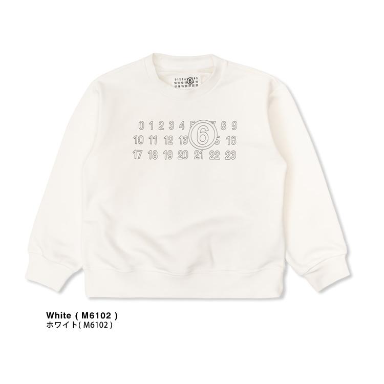 MM6 Maison Margiela トレーナー ホワイト MM6 エムエムシックス メゾンマルジェラ Maison Margiela トレーナー