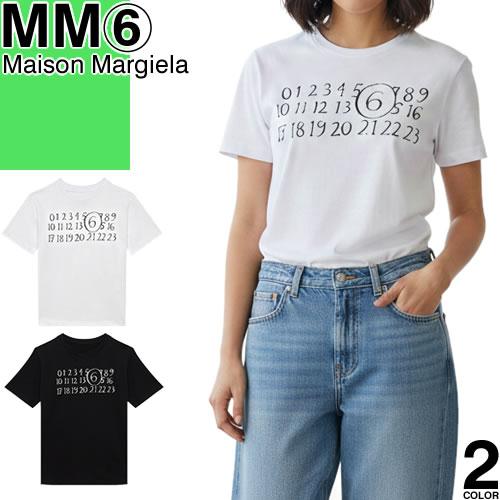 【新品タグ付】MM6 Tシャツ Lサイズ MM6 Maison Margiela (エムエムシックス メゾン マルジェラ) コットン