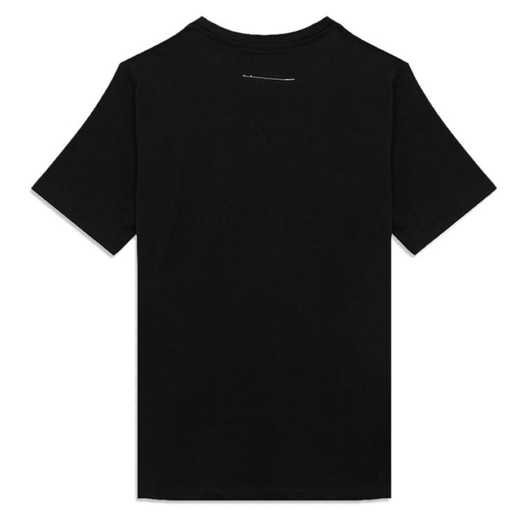 MM6 Maison Margiela / エムエムシックスメゾンマルジェラ | 2021SS | ドッキング クルーネックTシャツ | S | ブラック | レディース MM6 エムエムシックス メゾンマルジェラ Tシャツ SH0GC0034 S24312