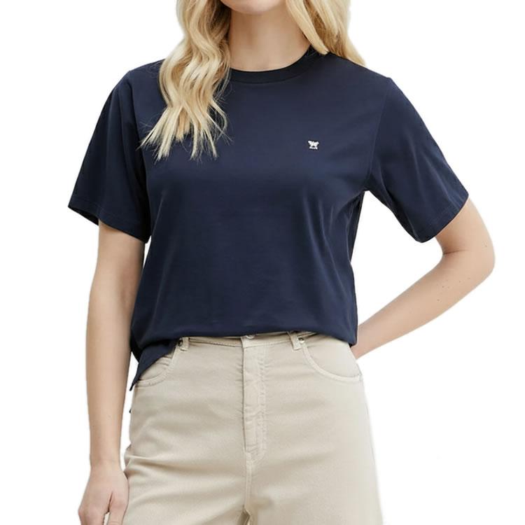 ウィークエンド マックスマーラ WEEKEND MAXMARA クルーネック半袖Ｔシャツ MULTIB 597102276 3 ネイビー レディース 【ラスト1点 Mサイズ】クリスマス ギフト プレゼント ネイビー MAXMARA WEEKEND LINE（マックスマーラウィークエンドライン