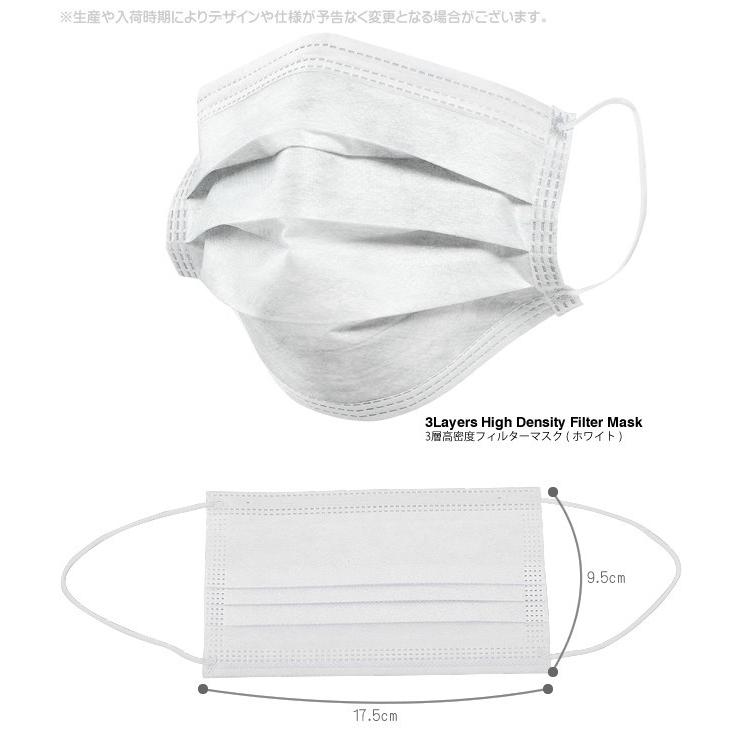 平日13時まで即日発送] マスク 50枚 在庫あり 白 ホワイト 3層構造 高