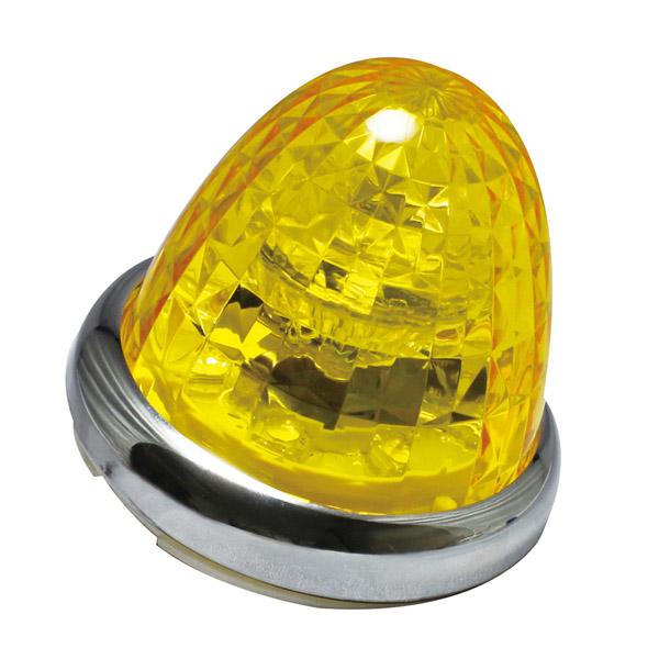 槌屋ヤック LED マーカーランプ 超流星マーカー CE-161 イエロー 12V