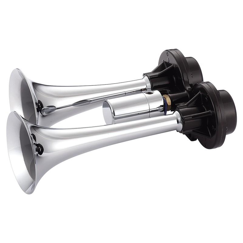 日建 D型ハイパワーヤンキーホーン クローム 24V車用 トラック DHP454