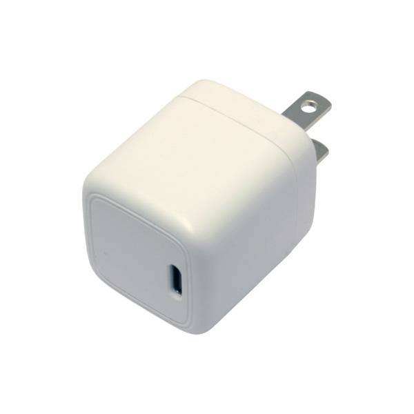 藤本電業 20W対応1ポートACアダプタ USB/C用 ホワイト CA-09WH FSC