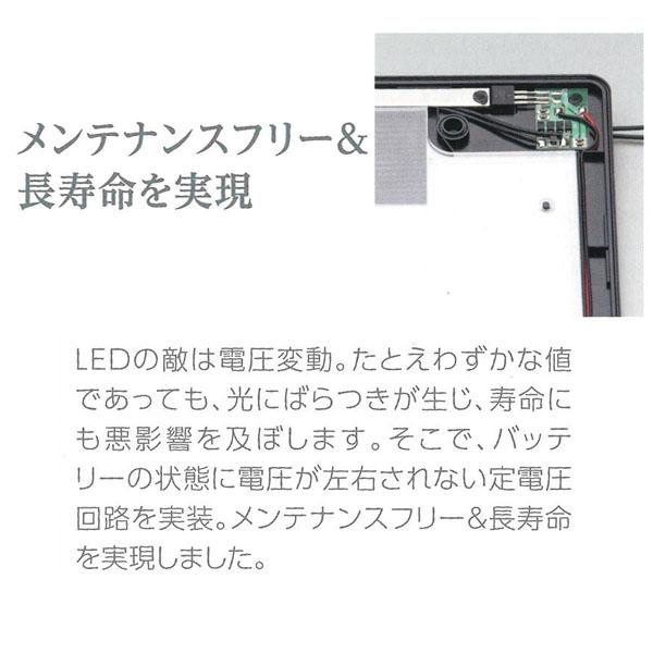 字光式 LED ナンバープレート照明器具 1枚入り 軽自動車用 2526-12