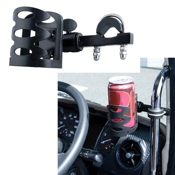 アシストグリップ固定式ホルダー カップタイプ 592011 JET INOUE(ジェットイノウエ) トラック ドリンクホルダー 缶 ペットボトル | ジェットイノウエ