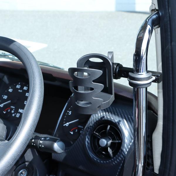 アシストグリップ固定式ホルダー カップタイプ 592011 JET INOUE(ジェットイノウエ) トラック ドリンクホルダー 缶 ペットボトル | ジェットイノウエ | 04