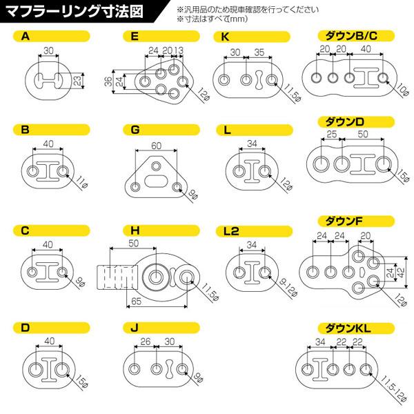 しー ページ マフラーリング(強化用) Bタイプ 2個入り JURAN(ジュラン) ノーマルB
