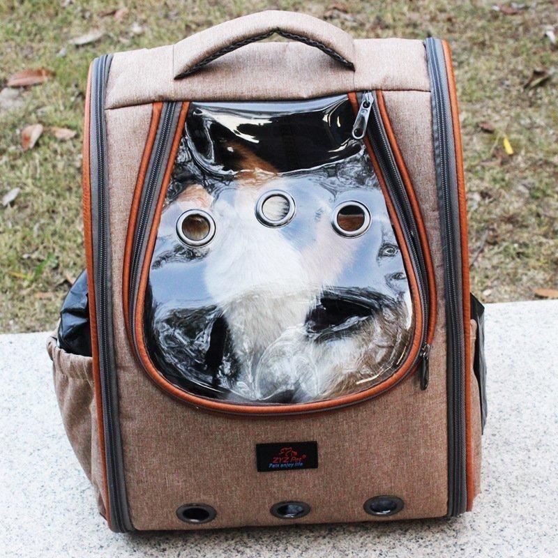 犬 キャリーバッグ リュック ペット 小型犬 ハウス 自転車 お出かけ 旅行 交通機関 病院 災害｜maifulstore｜05