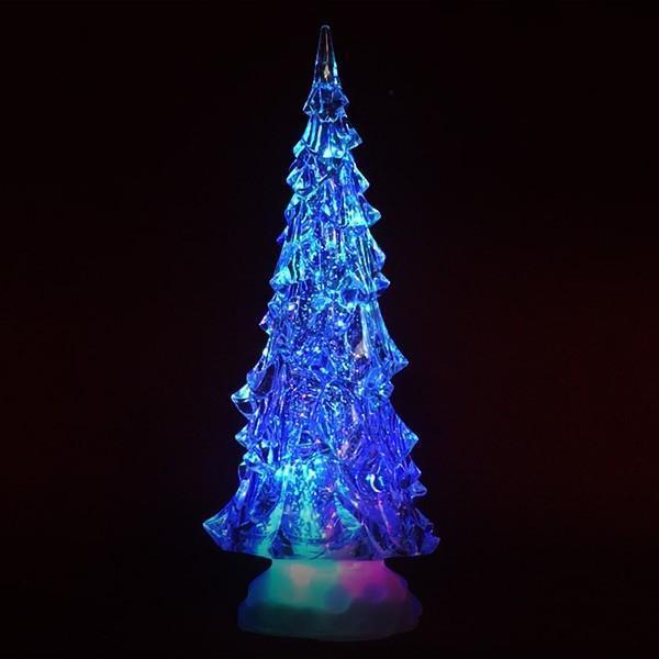 LED スノーツリー ウォーターツリー クリスマスツリー ミニツリー 卓上 ツリー イルミネーション LEDライト アクリルライト おしゃれ