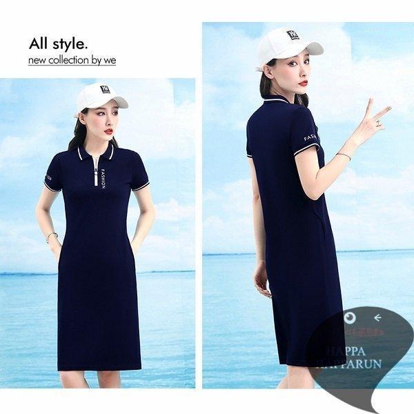 RALPH LAUREN GOLF ポロシャツワンピース 刺繍 大人綺麗めゴルフ ラルフローレン ポロシャツ ワンピース 半袖 ピンク ポニー刺繍