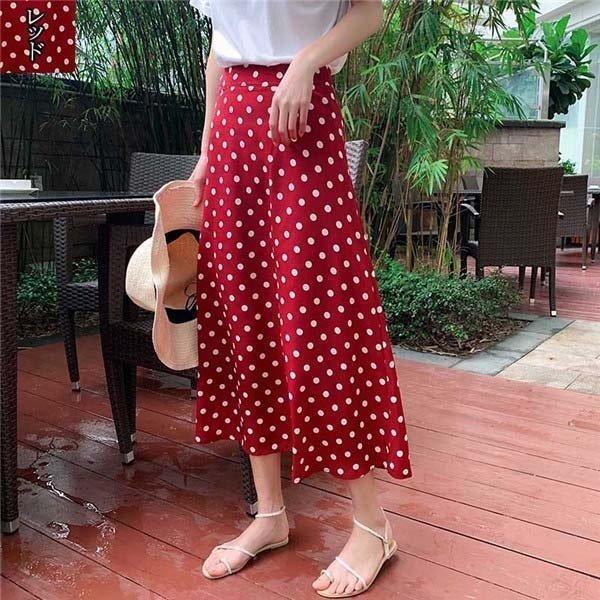 ☆ ジェーンマープル ロングスカート ドット柄 ☆ ジェーンマープル ロングスカート ドット柄 ☆ ジェーン