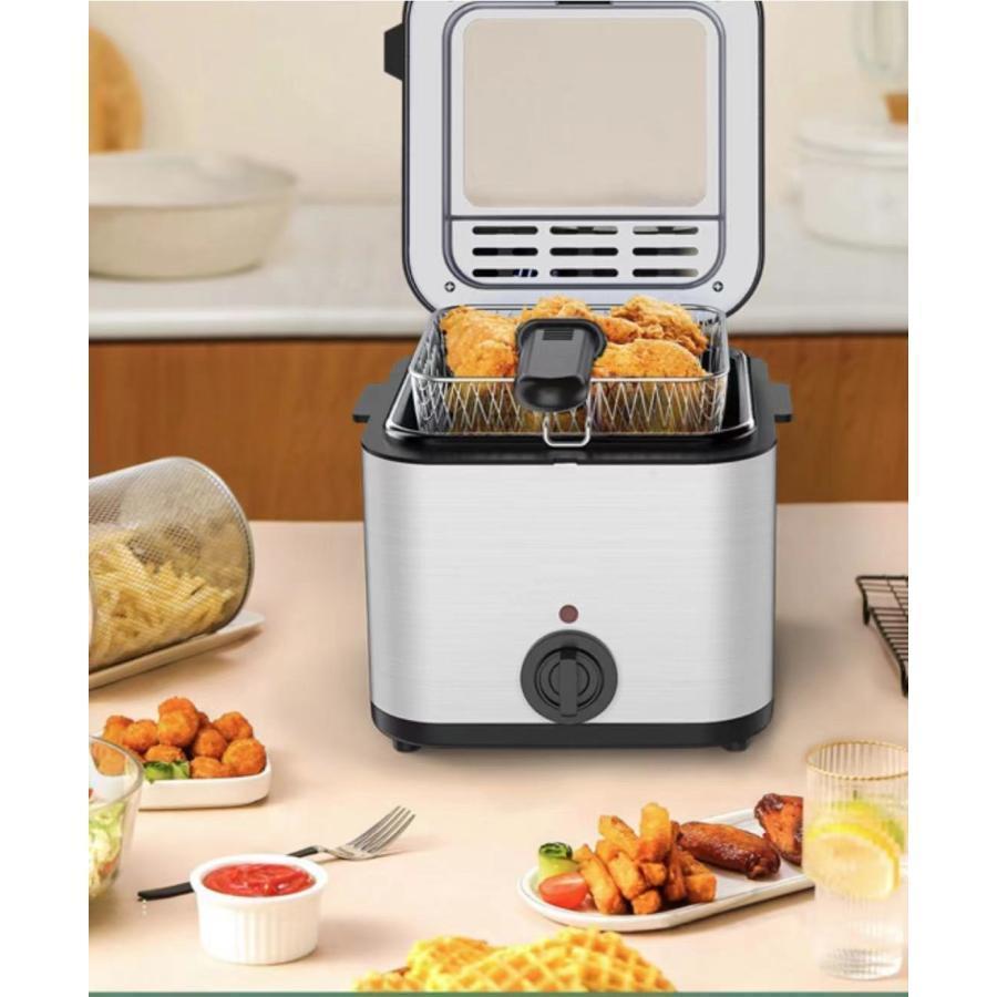 電気フライヤー（卓上）【新品】 Amazon.co.jp: EC Hometec 電気フライヤー 4L タイマー付き フライヤー
