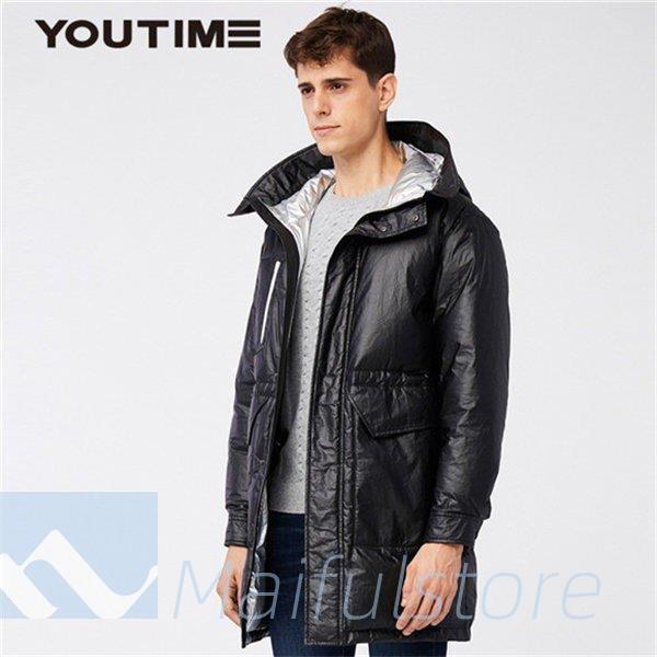 激安通販 ロング 防寒 暖かい ダウンジャケット 秋冬 ロングコート ダウン メンズ ダウンコート おしゃれ ダウンコート ダウンジャケット 50代 40代 30代 大きいサイズ 50代 40代 30代 フード 中綿 コート アウター Aquabarroso Com