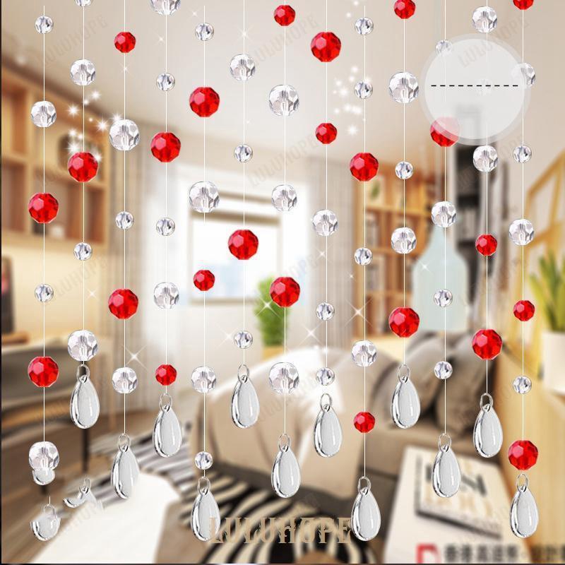 特価】間仕切りカーテン ビーズカーテン 珠のれん 貼り付けタイプ