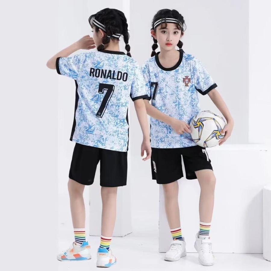 2024スタイル更新 サッカーウェア 上下セットセットアップスポーツ