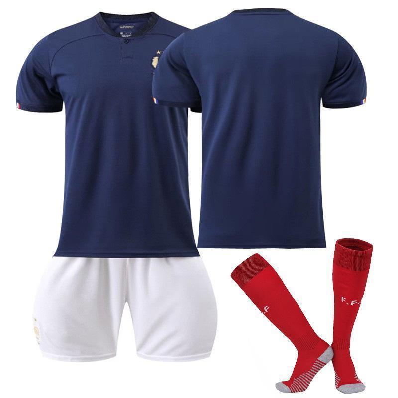 フランス代表 2022年ワールドカップ 子供 大人用 上下着3点