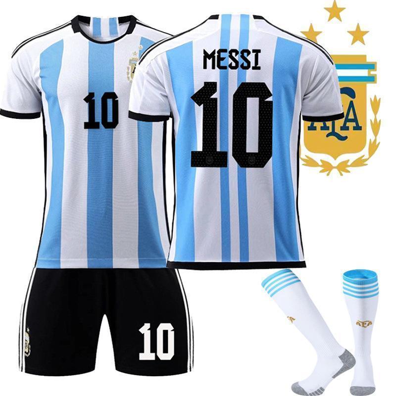 2022カタールW杯 アルゼンチン代表メッシ ホームレプリカユニフォームM 2022カタールW杯 アルゼンチン代表メッシ ホームレプリカ
