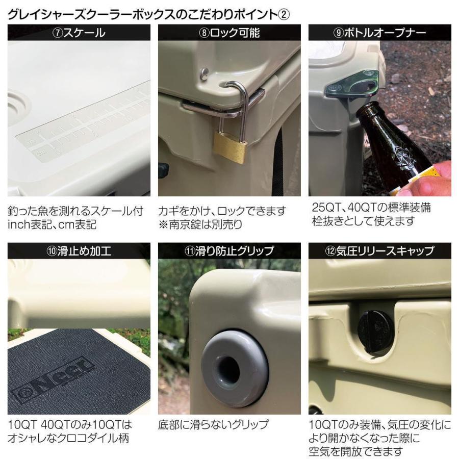 Neer グレイシャーズクーラーボックス アウトドア キャンプ レジャー 