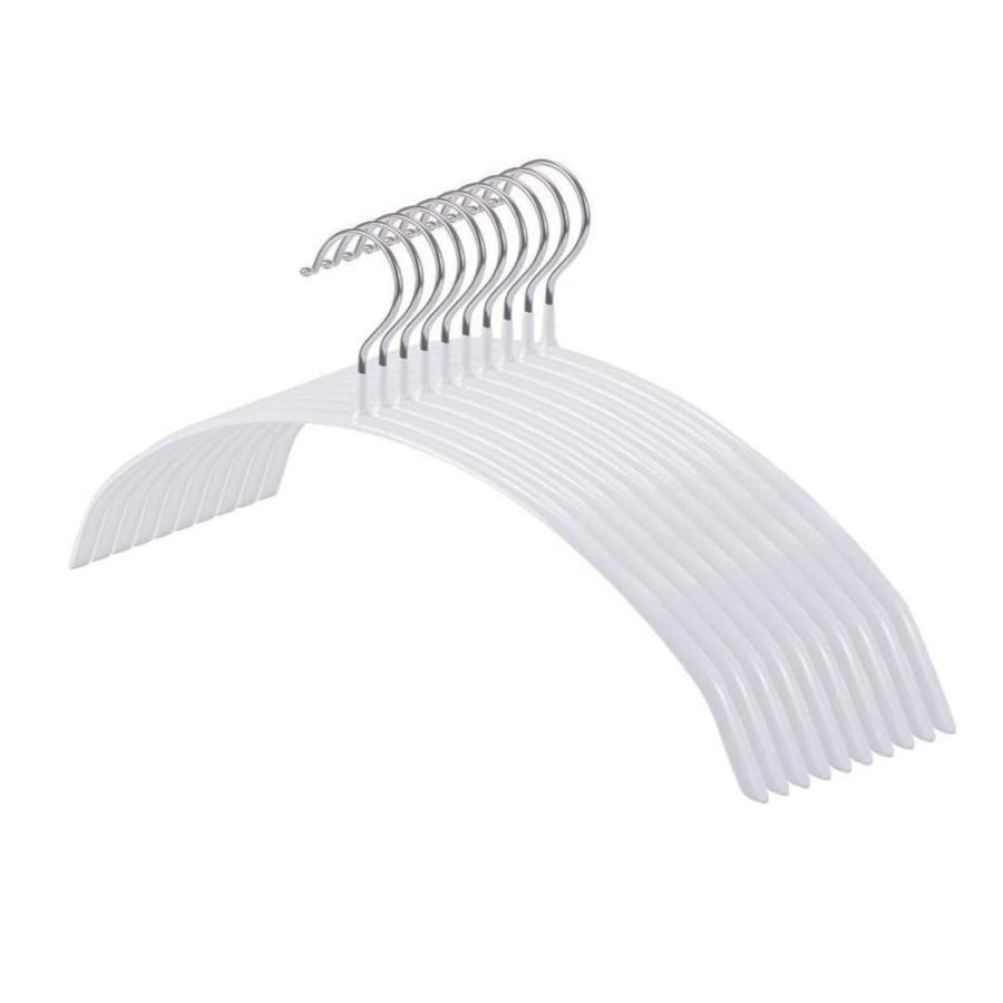すべらない ハンガー 10本組 滑らない かたくずれ防止 回転フック