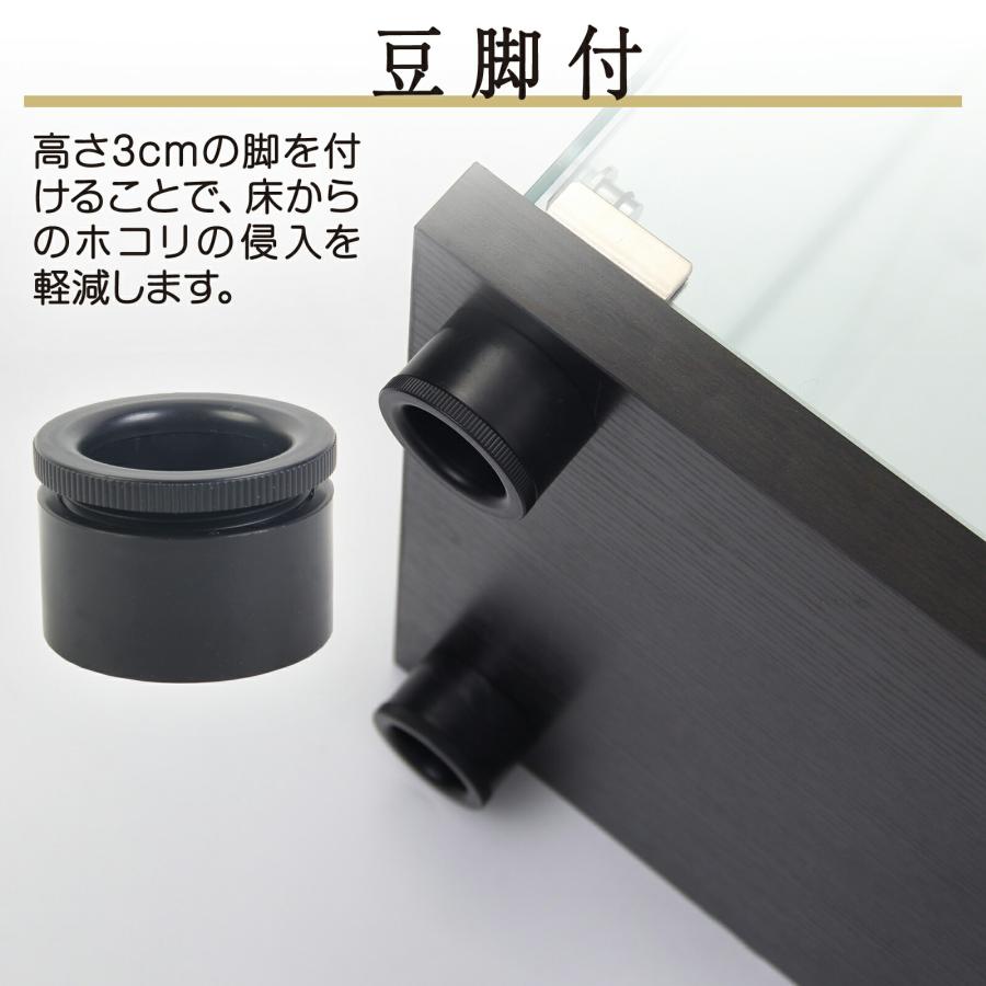 ガラスケース 3段両扉タイプ(鍵付き) 幅80.7×奥行き36.5×高さ125.7cm