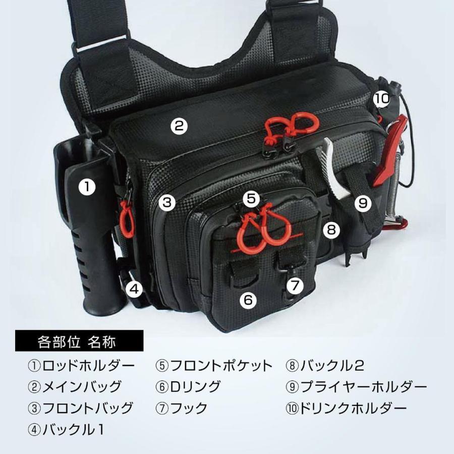 Neer フィッシングバッグ タックルバッグ 釣り ネオン 2113